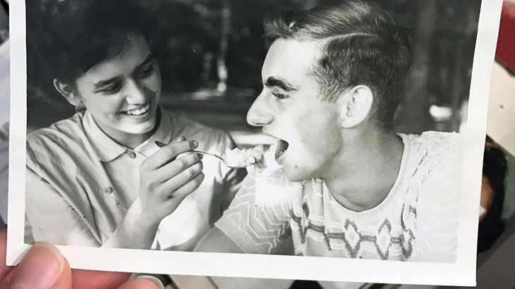 Sådan så Joyce og Jim ud, da de datede sammen som kun 17-årige i 1953. (Foto: Polfoto)