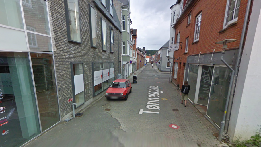 Tønnesgade i Vejle. Foto: Google Maps