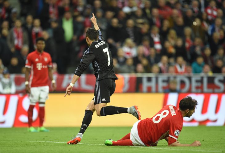 Ronaldo sænkede Bayern München med sine to mål på Allianz Arena. Foto: All Over Press