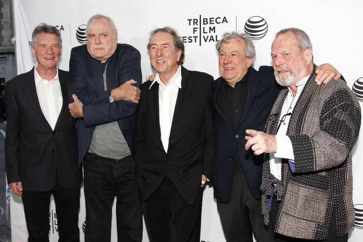 Michael Palin, John Cleese, Eric Idle, Terry Jones og Terry Gilliam. Foto: Star Pix