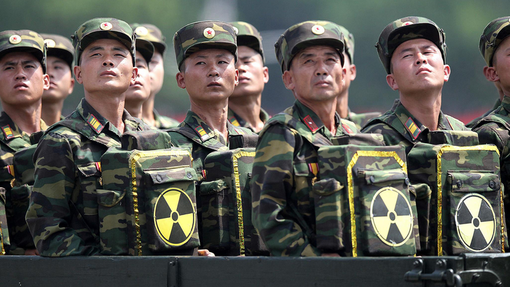 Nord Koreanske soldater klar til kamp. (foto: AP)