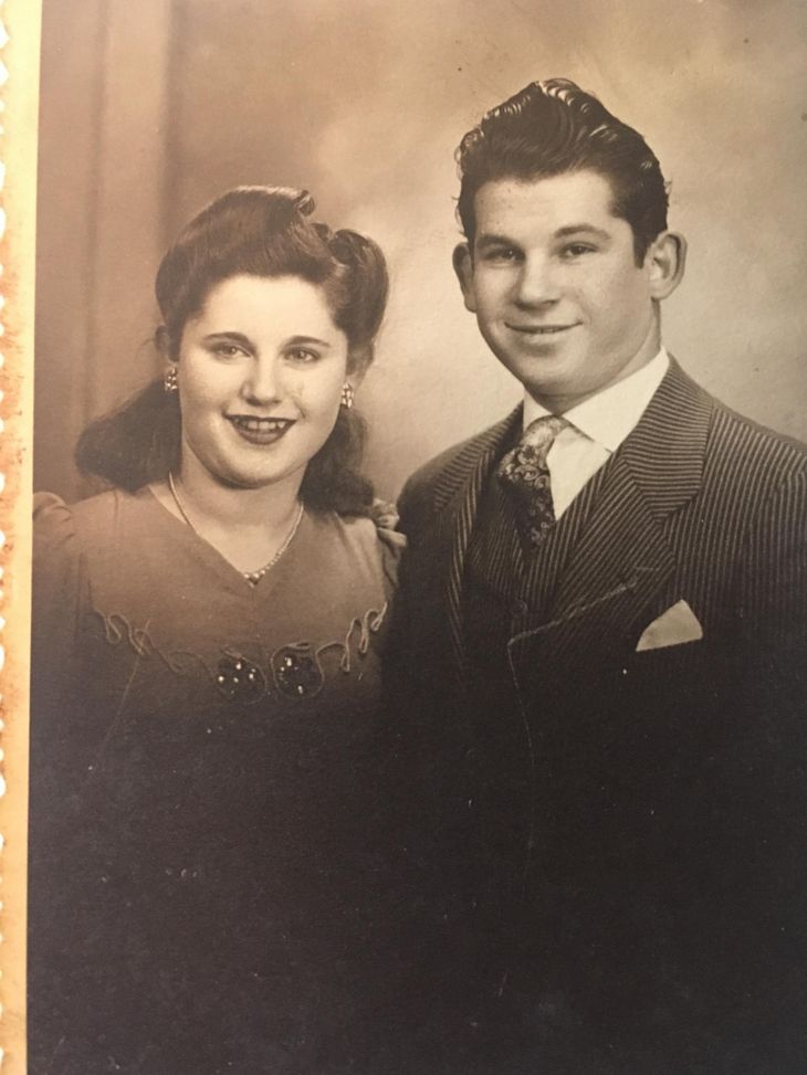 Leo Vatkins har fundet det her billede af sine forældre. Dengang var de 15 og 17 år gamle. Foto: Leo Vatkins