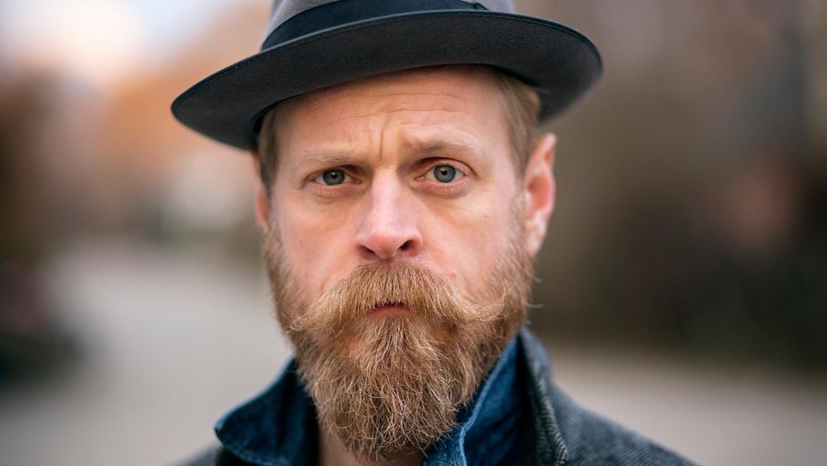 Skuespilleren Carsten Bjørnlund på Christiania. Foto: Ivan Riordan Boll