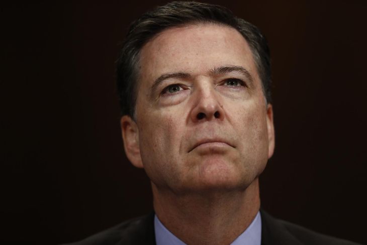 Den nu fyrede FBI-chef James Comey. (Foto: AP)