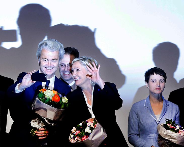 Marine Le Pen og  Geert Wilders fik ikke skabt ragnarok i Europa i denne omgang.   