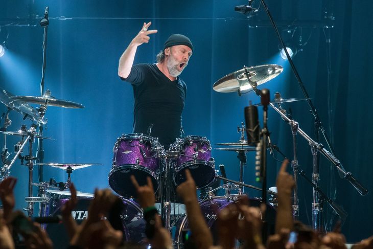 Lars Ulrich og Metallica kunne glæde sig over endnu en pris til samlingen. Foto: Paul A. Hebert/Press Line/Splash/All Over Press