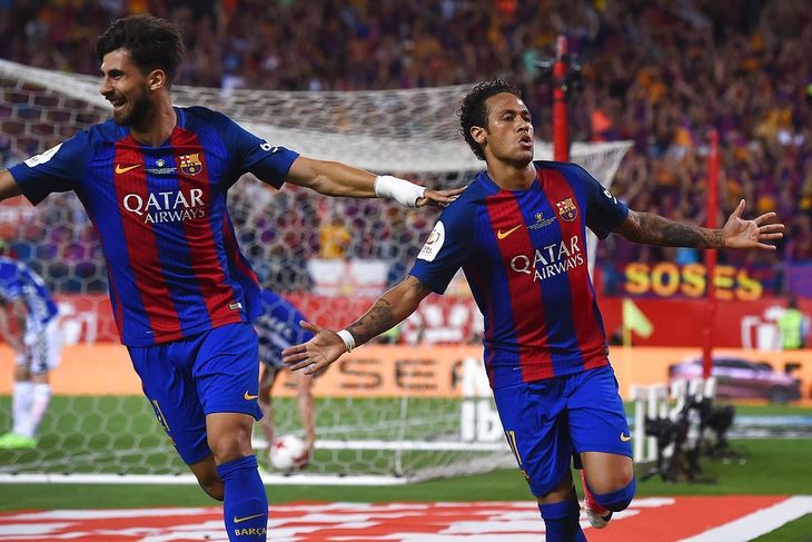 Neymar er angiveligt træt af Lionel Messis skygge i Barcelona (Foto: TV3 Sport)