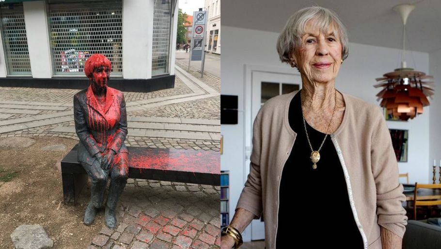 Lise Nørgaard er glad for, at hun kun fik maling og ikke blev halshugget.