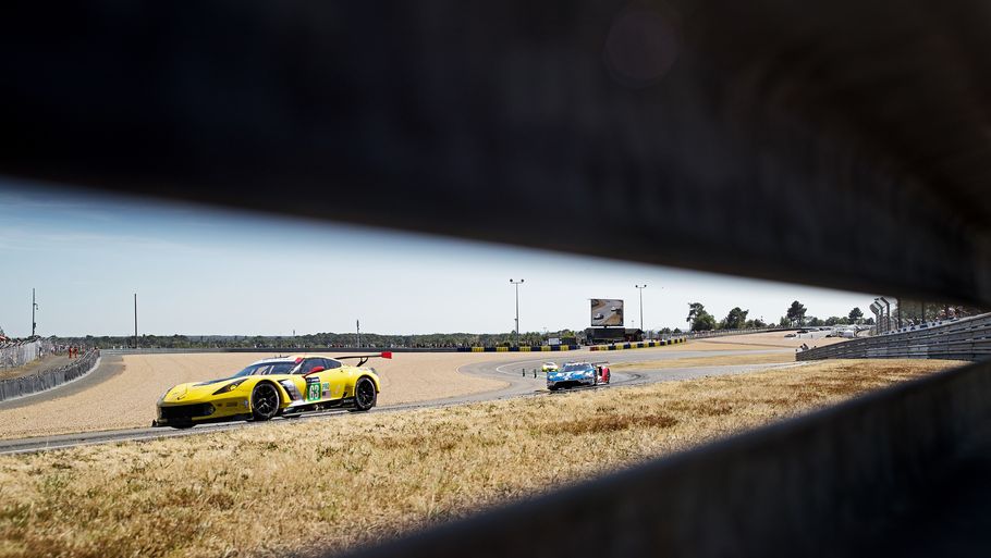 Jan Magnussen og Corvette tabte årets Le Mans på sidste omgang på grund af en punktering (Foto: Jan Sommer)