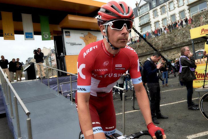 Dybt skuffet måtte Michael Mørkøv blot en uge inden Touren indse, at han overraskende var blevet vraget til Tour de France i år. Foto: Claus Bonnerup.