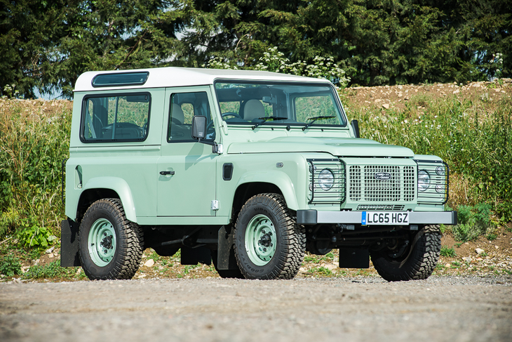 Er det noget for dig med Mr. Beans brugte Land Rover Defender, har du nu chancen. Foto: Silverstone Auctions