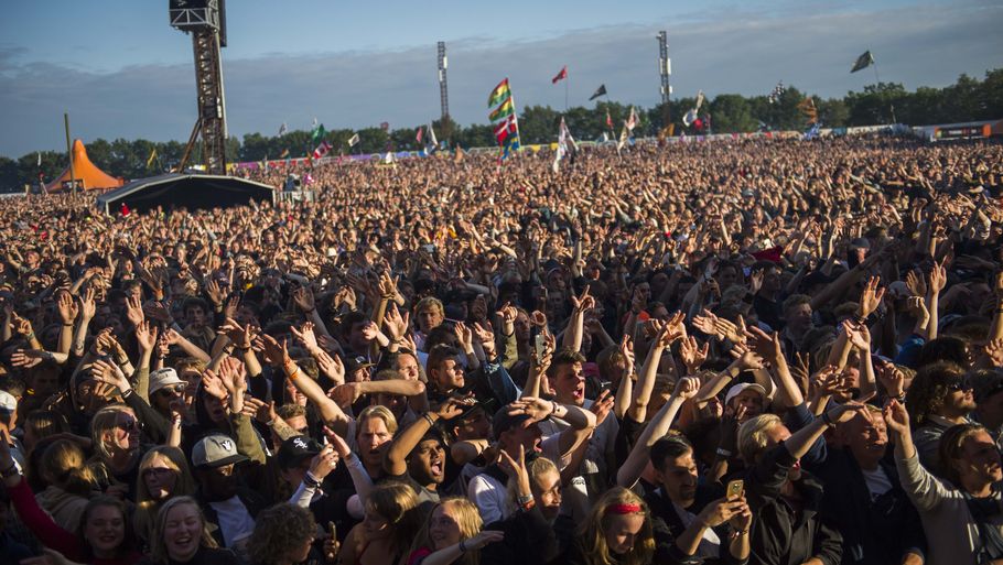 Roskilde Festival hiver endnu en gang millionoverskud hjem. Foto: Stine Tidsvilde