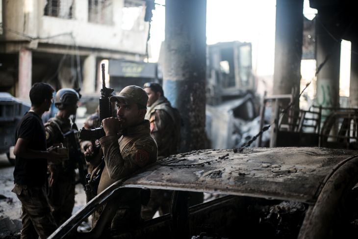 Kampene i Mosul er forgået fra gade til gade, bygning til bygning. Foto: Rasmus Flindt Pedersen