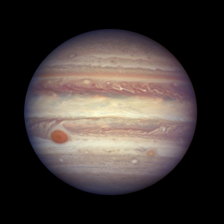 Sådan ser Jupiter ud fra afstand (Foto: AP/NASA)