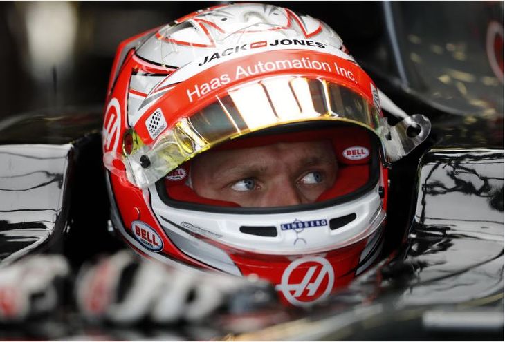 Magnussen er også hos Haas i 2018. Foto: AP Photo/Frank Augstein