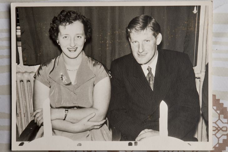 Elly og Viggo blev forlovet 18. maj 1945, men først i 1947 blev de gift. Foto: Claus Bonnerup.
