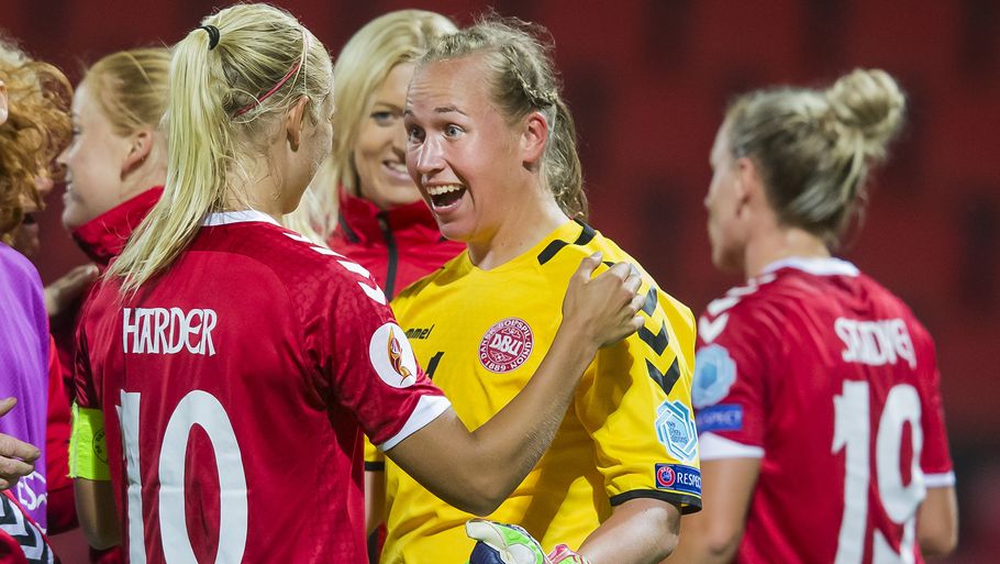 Danmark kan se frem til en svær modstander i kvartfinalen efter sejren over Norge. Foto: Erik Pasman