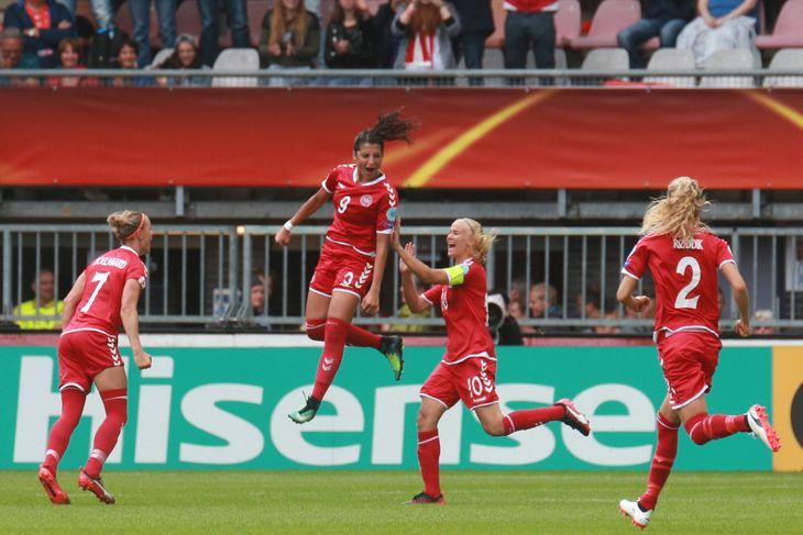 Nadia Nadim bragte Danmark på 1-1. Foto: imago sport/All Over Press