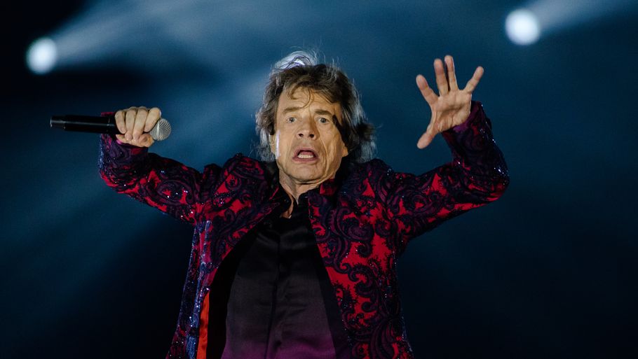 74-årige Mick Jagger i front for The Rolling Stones, der har eksisteret siden 1962. Foto: Per Lange