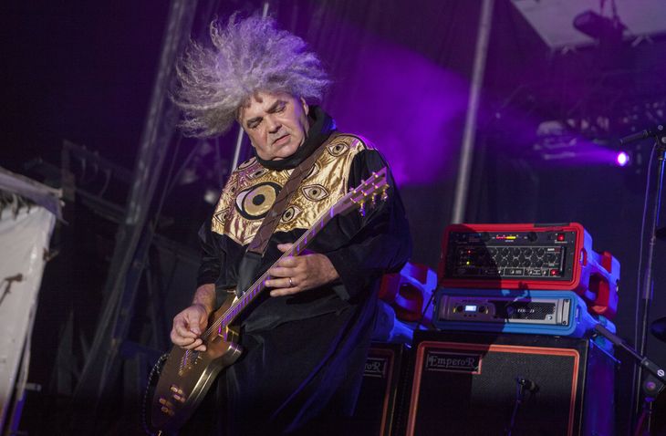 King Buzzo i New Orleans i 2014 - mandag aften giver The Melvins koncert i Pumpehuset i København. Foto: AP 