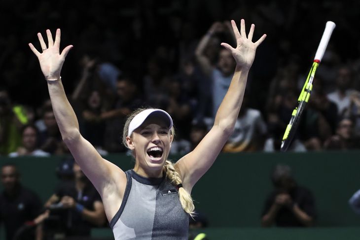 Caroline Wozniacki ved, at hun har gjort det godt og er stolt af sin karriere. Foto: AP