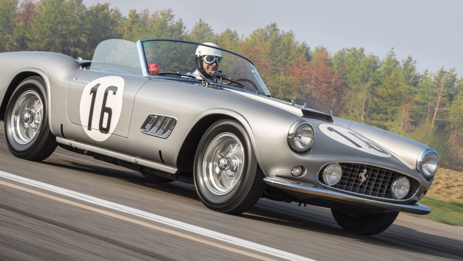 Bilen er én ud af kun otte Ferrari California Spidere, der blev bygget i aluminium. Foto: RM Sothebys