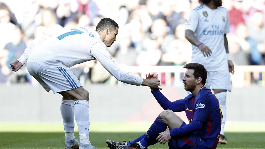 En EU-afgørelse om skøjteløb åbner for, at Ronaldo, Messi og andre store stjerner kan spille i en udbryderliga. Foto: AP