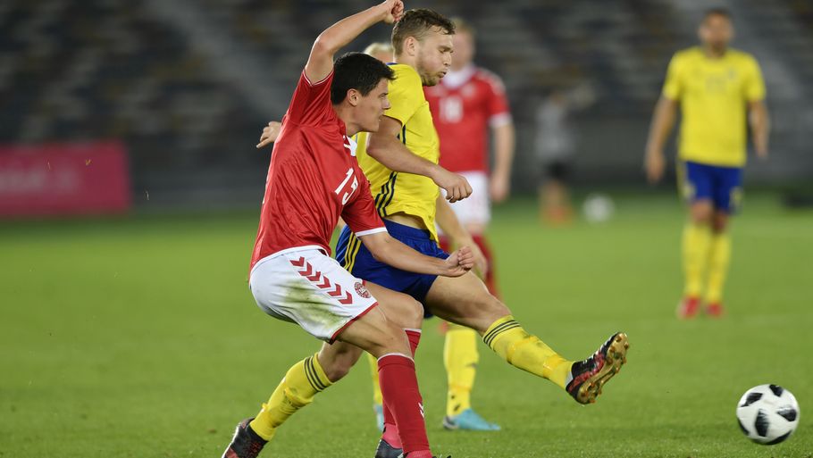Danmark tabte 1-0 til Sverige efter en scoring i sidste minut. Foto: Ritzau Scanpix