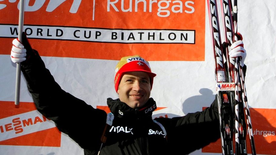 Ole Einer Bjørndalen er uenig i afgørelsen, der holder ham ude fra OL - men han rejser afsted til Pyeongchang alligevel. Foto: AP
