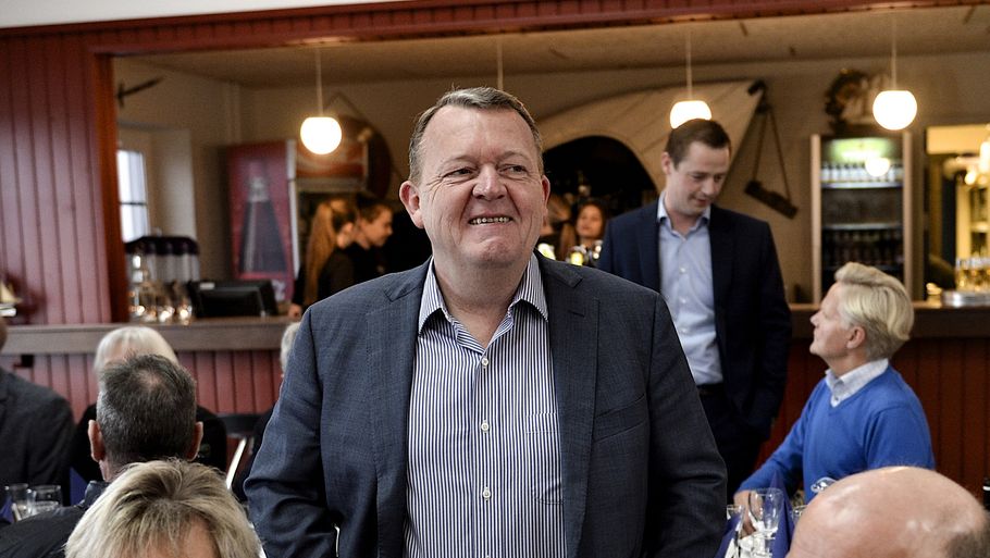 Lars Løkke Rasmussen til torskegilde i LøkkeFonden forrige søndag. Foto: Ernst Van Norde
