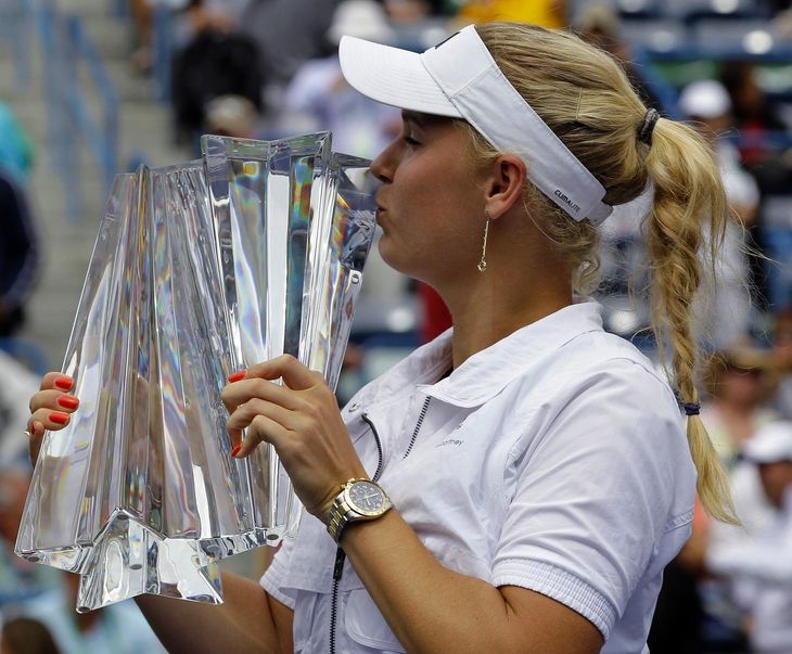 Caroline Wozniacki har gode minder fra Indian Wells, som hun vandt i 2011 med en flot finalesejr over Marion Bartoli. Foto: AP