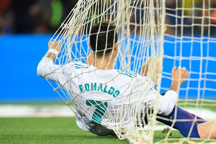 Ronaldo havnede i de spanske skattemyndigheders net sidste sommer, og nu orker han ikke at sprælle længere. Foto: Ritzau Scanpix