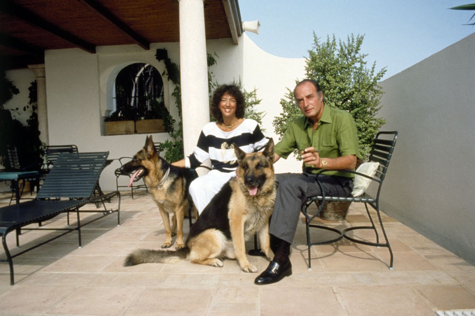 Marc Rich med sin kone i hjemmet i Spanien. Foto: All Over Press/Jim Berry
