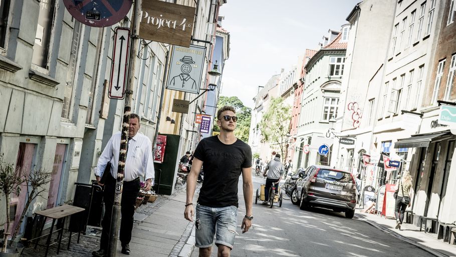 VM-målmanden Frederik Schram kan gå helt i fred på gaden i København. Foto: Linda Johansen