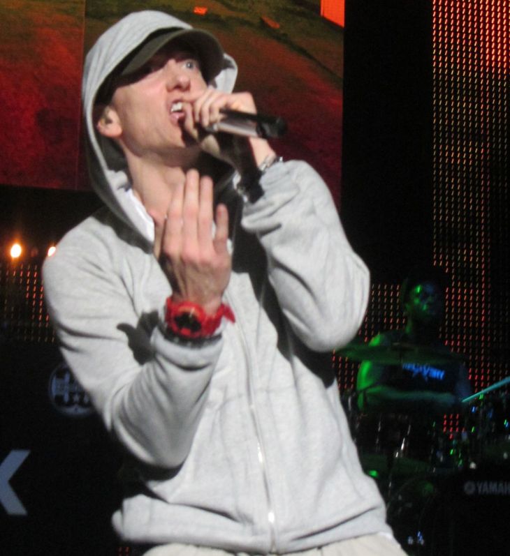 Rapperen Eminem kommer til Danmark om under en måned. Foto: All Over Press