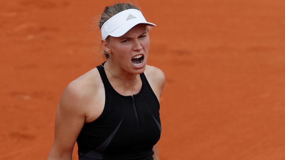 Caroline Wozniacki jagter endnu en sejr ved French Open. Foto: Ritzau/Scanpix