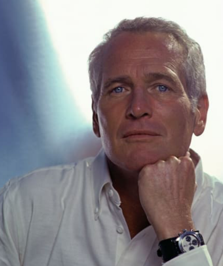 Paul Newman med Rolex uret.