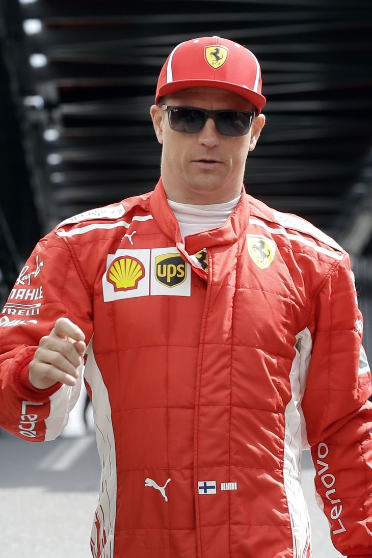 Kimi Raikkonen i Monaco, hvor det endte med en fjerdeplads for finnen. Foto: AP