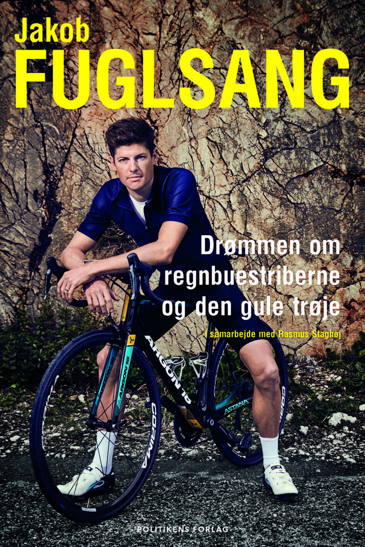 Jakob Fuglsang har skrevet sin selvbiografi på initiativ af og i samarbejde med journalisten Rasmus Staghøj. Foto: Politikens Forlag.