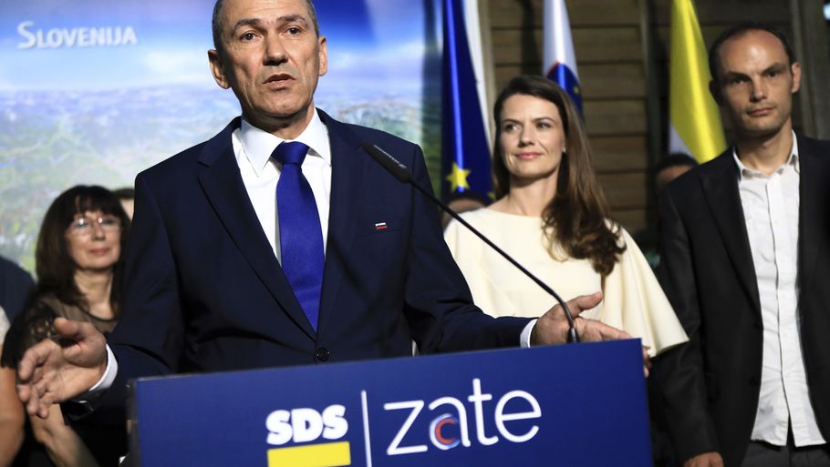 SDS' partileder Janez Jansa. Foto: AP
