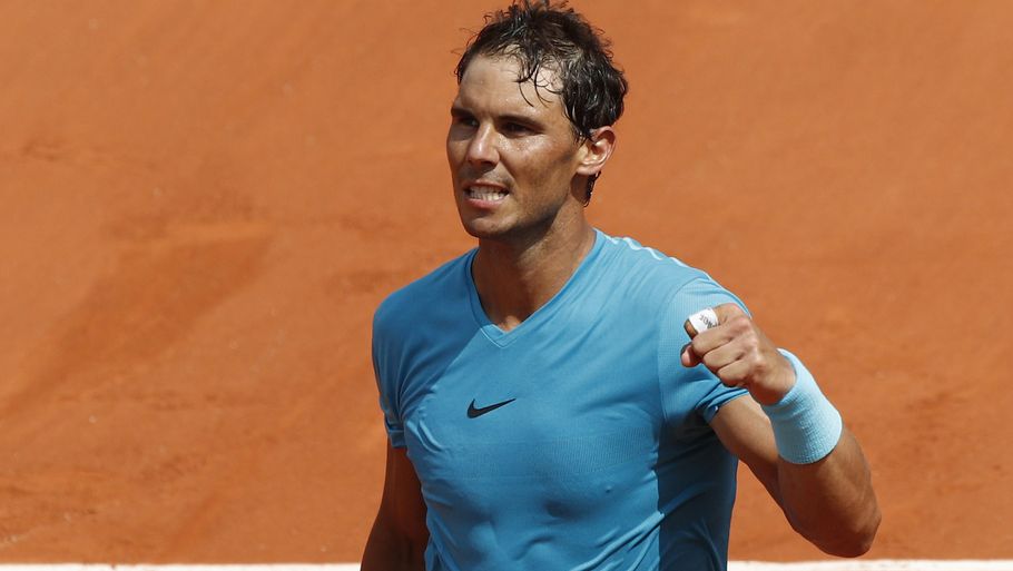 Nadal er videre til semifinalen i French Open efter sejren over argentinske Diego Schwartzman. Foto: AP