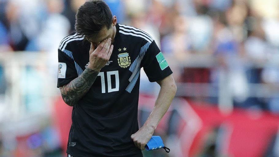 Lionel Messi fik en skidt start på sin VM-slutrunde. Foto: AP