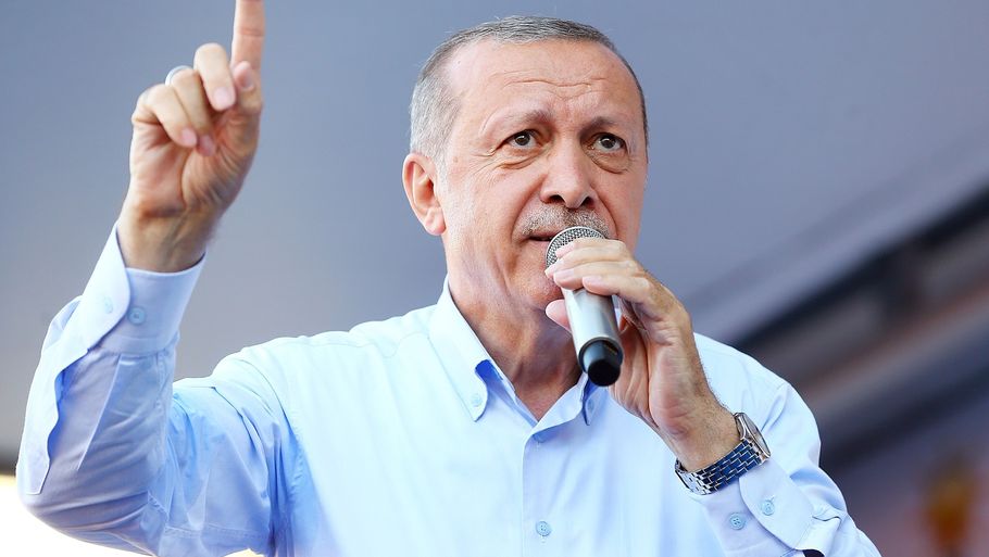 Tyrkiets nuværende præsident, Recep Erdogan, står til at genvinde embedet og styrke sin position. Foto: All Over Press