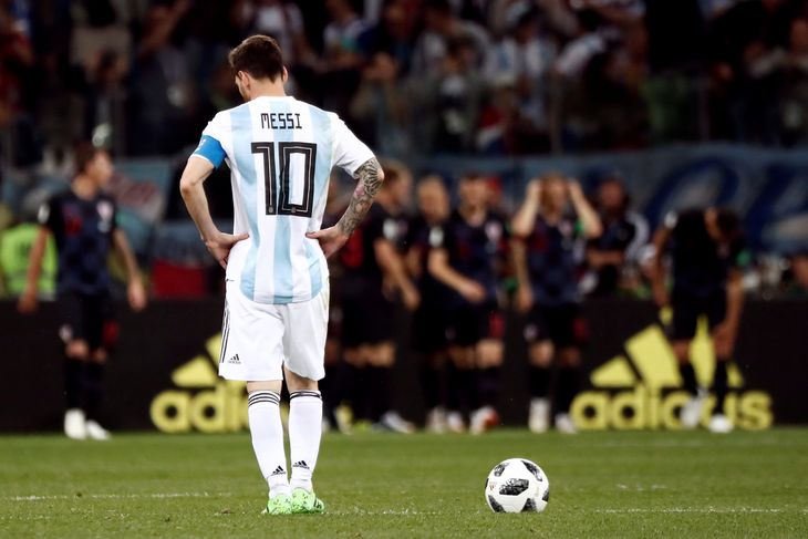 Messi og Argentina fik tæsk til Kroatien i anden gruppespilskamp. Foto: Murad Sezer/Ritzau Scanpix