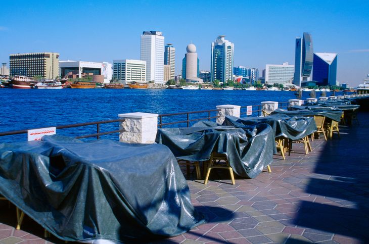 Restauranterne er lukkede fra solopgang til solnedgang under Ramadanen i De Forenede Arabiske Emirater. Foto: All Over Press