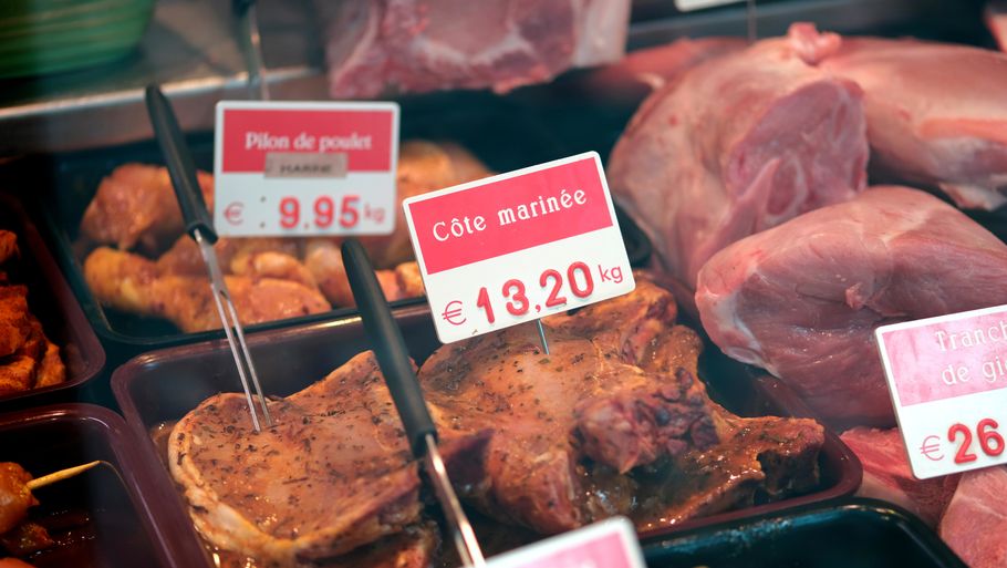 Slagtere i særligt én fransk region oplever, at veganere begår hærværk mod deres forretninger. Foto: All Over Press
