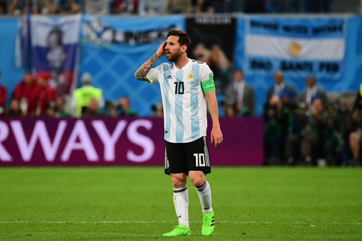 Messi bragte Argentina foran 1-0. Foto: Ritzau Scanpix