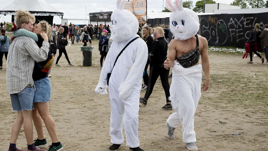 Man ved aldrig heeelt, hvad der sker på en af de mange festivaler der i øvrigt garanterer fed underholdning rundt om i sommer-Danmarek! Her er vi på Roskilde Festival sidste år. (Foto: Thomas Borberg)