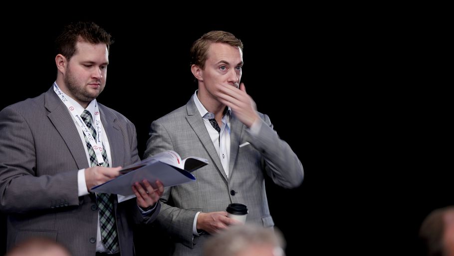 Anders Vistisen og Morten Messerschmidt åbner for valgforbund med Inger Støjberg. Foto: Anders Brohus