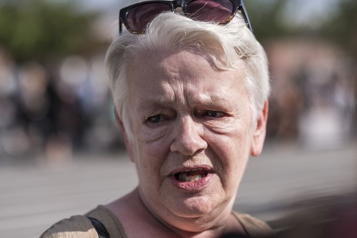 Johanna Maria Johansen, 66 år, pensioneret sygehjælper og bosat i bofællesskab i Mjølnerparken. Foto: Per Rasmussen